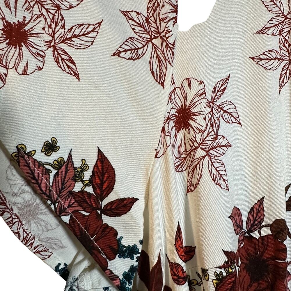 Torrid Ivory Floral Challis Mini Dress - Size 4X - NWT - Boho Cottagecore - Picture 11 of 11